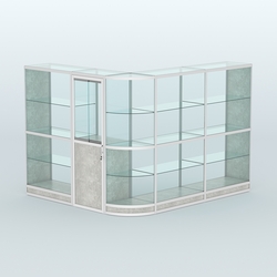 Павильон из профиля угловой №2г (5,5 кв.м), Метрополитан Грей