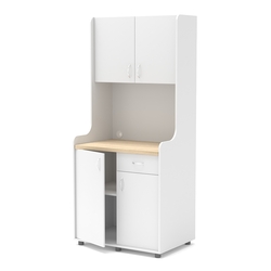 Офисная мини-кухня ЭЛЕГИЯ №1А, Белый