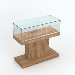 Островной прилавок №1, Дуб Канзас коричневый