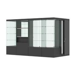 Павильон ИСТРА пристенный №1г (5, 87 кв.м), Черный