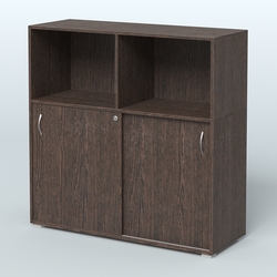 Шкаф-купе приставной/опорный, цвет дуб наварра, Дуб Венге