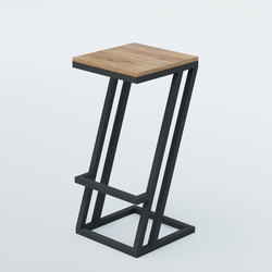 Барный стул "Кофе-брейк" №2, Дуб Канзас коричневый