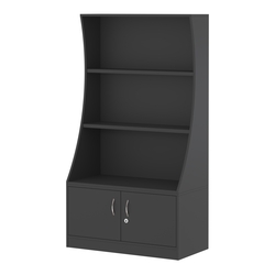 Стеллаж Гарант низкий №2-2-900, Черный