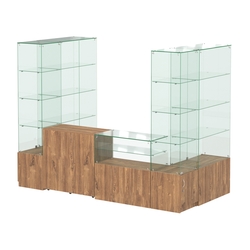 Павильон ИСТРА пристенный №7б (3, 64 кв.м), Дуб Канзас коричневый