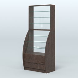 Витрина БРИЗ №1-900, Дуб Венге