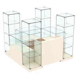 Торговый островок ХИТ ПРОДАЖ №15 (3, 24 кв.м), Крем Вайс