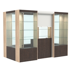 Островной павильон №5-3П (4,05 кв.м), Дуб Венге и Дуб Сонома