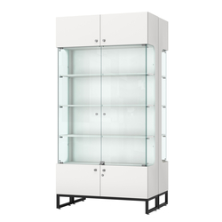 Витрина Монти №5 двусторонняя, Белый