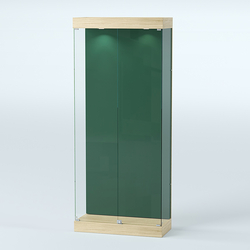 Витрина под знамя №1А-900 (задняя стенка бархат), Дуб Сонома