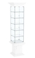 Витрина стаканчик с пятью полками КОЛОСС №502 Белый