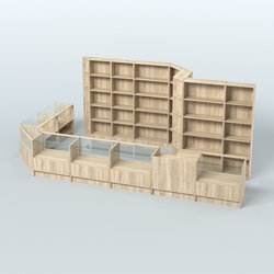 Торговый Островок "Эконом" №13 (15, 2 кв.м), Дуб сонома