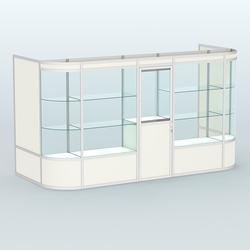 Павильон из профиля пристенный №12а (5,50 кв.м), Белый