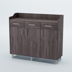 Стойка официанта "Бармен" №8-Н на ножках, Ясень Анкор темный