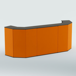 Ресепшен БАРОН №6 (ровная поверхность), Черный + 08 Mustard