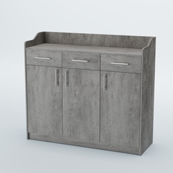 Стойка официанта "Бармен" №8, Бетон Чикаго светло-серый F186 ST9