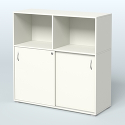 Шкаф-купе приставной/опорный, цвет дуб наварра, Белый