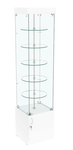 Витрина Ротация с вращающимися полками №502, Белый