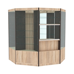 Павильон №4 из ДСП (4, 84 кв. м), Дуб Сонома + Дуб Венге