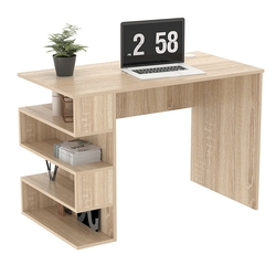 Стол письменный со стеллажом СПС-03-Л (левосторонний), Дуб Сонома