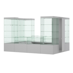 Павильон ИСТРА островной №8б (8, 32 кв.м), Серый