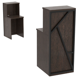 Ресепшен серии ЛОФТ - АЛЬФА №2 (декор №2), Дуб Венге