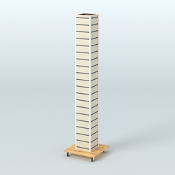 Стойка напольная для очков ОПТИКА №1, Дуб Золотистый и Крем Вайс