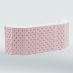 Ресепшен БАРОН №6 (карета золото), Белый + 14 Flamingo