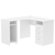Стол угловой с ящиками СУ-03-П (правосторонний) Белый