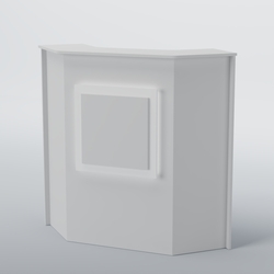 Ресепшен угловой КВАДРАТ №2, Белый