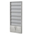 Стеллаж из ДСП с 6-ю полками 100x900 мм серии LEVEL-6 №8 (З/C - ДВП) Метрополитан Грей