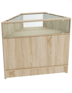 Прилавок Эконом №8 (внешний угол), Дуб сонома