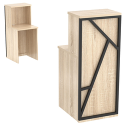 Ресепшен серии ЛОФТ - АЛЬФА №2 (декор №3), Дуб сонома