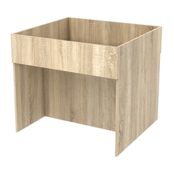 Корзина для распродаж из ДСП №9, Дуб Сонома