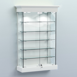 Витрина для музеев "Коллекция" настенная №1-5-РЕГ, Белый