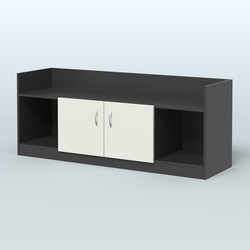 Тумба Виенсо, Черный + Белый