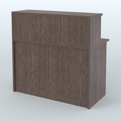 Ресепшен-Лайт прямоугольный с надставкой №11, Дуб Венге