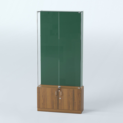 Витрина для медалей ИС-33-А (задняя стенка бархат), Орех