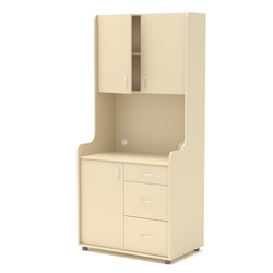 Офисная мини-кухня ЭЛЕГИЯ №3, Крем Вайс