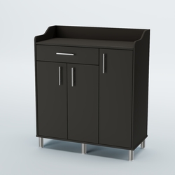 Стойка официанта "Бармен" №7-Н на ножках, Черный