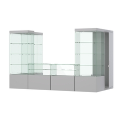 Павильон ИСТРА пристенный №3б (5, 87 кв.м), Серый