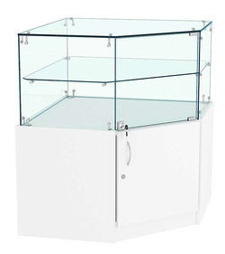 Прилавок Истра №104 угловой (закрытый), Белый