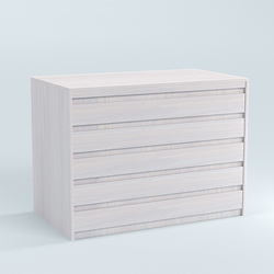 Стол-ресепшен серии ПРАЙМ №1А, Ясень Анкор светлый