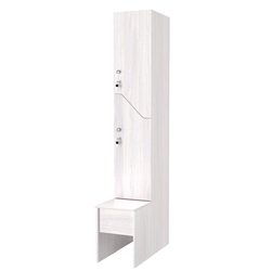 Шкаф для раздевалок со скамейкой КОМБО-Элегия №1-1Б, Ясень Анкор светлый