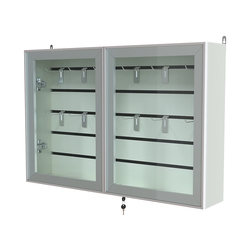 Витрина настенная №3-1Б широкая серии Collecto, Белый