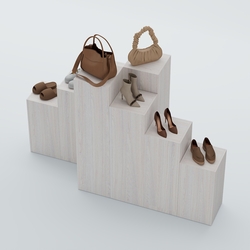 Демо-стенд Ступени-Пересечение №3, Ясень Анкор светлый