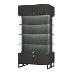 Витрина Монти №5-П двусторонняя, Черный