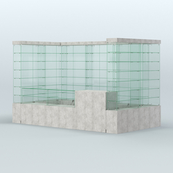 Павильон ИСТРА (глубина витрин-300мм) №3а (5, 94 кв.м), Метрополитан Грей