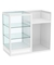 Прилавок под кассу из профиля №4  (открытый) Белый