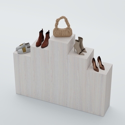 Демо-стенд Ступени-Пирамида №2, Ясень Анкор светлый