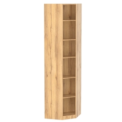 Стеллаж угловой из ДСП серии Эконом №5-400, Дуб Золотистый